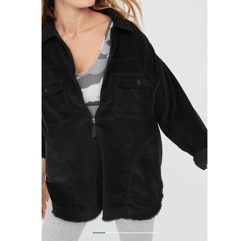 Aerie OFFLINE | Corduroy Quarter Zip Shacket